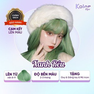 Thuốc nhuộm tóc SIÊU DƯỠNG màu XANH MINT, thuốc nhuộm tóc cao cấp, nhuộm tóc tại nhà | Kolor Hair, Kolorhair | DIVASEA