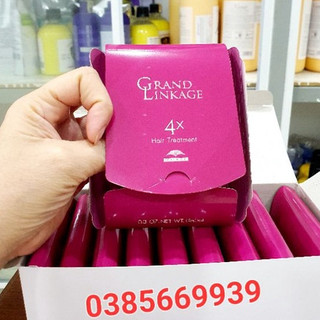 Hộp 10 vĩ kem dưỡng milbon 4x grand linkage tóc to sợi 9g*4 - vĩ