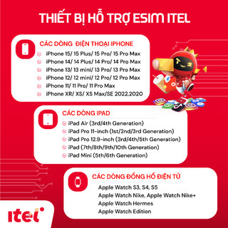 SIM iTel KID - Data 4G không giới hạn - Gói 6 tháng