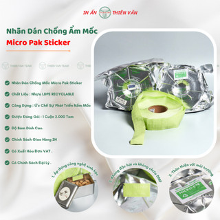 Tem Chống Mốc Micro-Pak Sticker Thiên Văn,Chống ẩm, chống nấm mốc, kháng khuẩn khi đóng gói