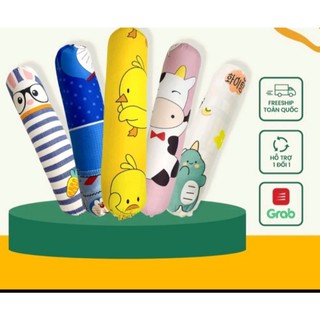 Vỏ gối ôm cotton poly kích thước : 35cm x 100cm,giao mẫu ngẫu nhiên