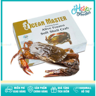 Cua Lột Nguyên Con Đông Lạnh Size Lớn ~100g – Frozen Soft Shell Crab Havafoodies (1 con)