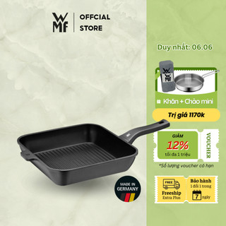 Chảo nướng chống dính WMF Grill Pan 28x28cm chất liệu nhôm cao cấp giữ nhiệt tối ưu - 0576504291