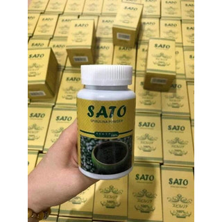 Tảo xoắn Sato dạng bột | Tảo bột Sato chăm sóc da mặt