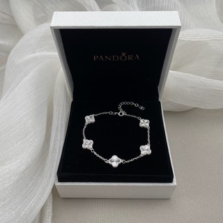 Vòng tay Pandora bạc nữ s925 Four Leaves silver bracelet - Vòng tay Pandora bạc 2187SV