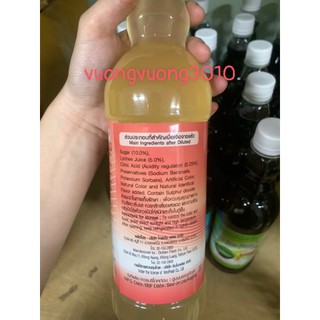 Siro Thái Lan Pixie có đủ vị trái cây 730ml
