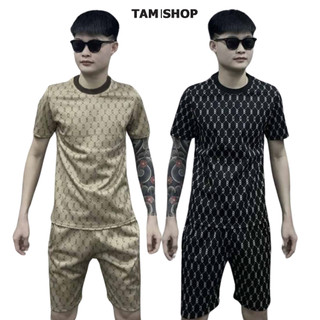 Bộ quần áo nam nữ cổ tròn BC mặc đôi cặp nhóm thời trang trẻ trung in nhiệt không bong chóc chất liệu thun lạnh 40-85kg
