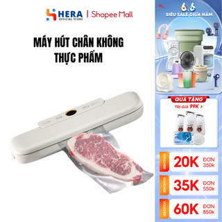 Máy Hút Chân Không Thực Phẩm GODWELL, Máy Hàn Miệng Túi Gia Đình Mini Cầm Tay Lực Hút Mạnh Kèm Túi Zip-Bảo hành 12 tháng