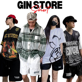 Quần dù local brand fafic short racing 11 chất dày logo thêu thoáng mồ hôi dây dài phong cách y2k big size gin store
