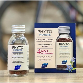 Viên uống PHYTO Phanere hỗ trợ mọc tóc, dưỡng móng - hộp 120 viên