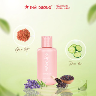  Sữa tắm Valentine Gạo Lứt sạch da , cảp ẩm cho da 100ml - Sao Thái Dương