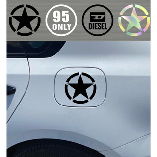 Tem dán xe ô tô nắp bình xăng xe hơi, 567113 decal dán xe ô tô nhiều hình đẹp