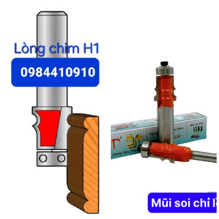 Mũi phay gỗ, mũi soi chỉ lồng chim chân 12.7mm hoặc 6.35mm