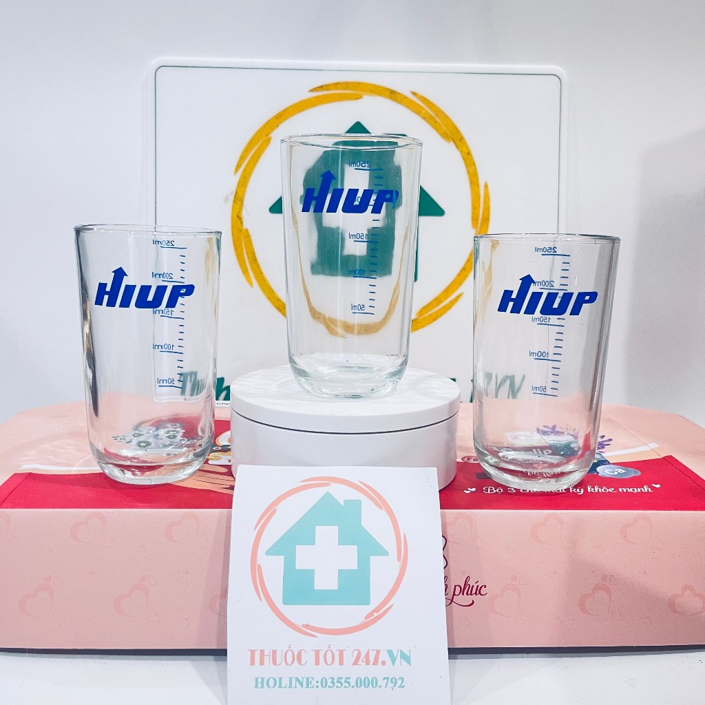 Bộ 6 cốc thủy tinh chia vạch