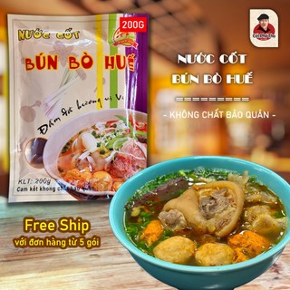 Set 3 gói bún bò huế hmfoods - chuẩn vị huế - an toàn tiện lợi