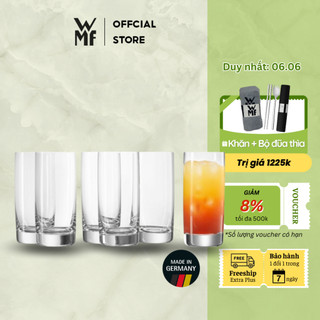 Bộ 6 Cốc WMF LONG DRINK Thủy Tinh Borosillicate Cao Cấp, 350ml, Nhập Khẩu Đức Chính Hãng-0907379990