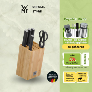 Bộ Dao 6 Món WMF KINEO Chất Liệu Thép Không Gỉ, Giá Cắm Gỗ Sang Trọng, Bền Bỉ - 1882209992