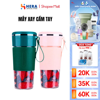 Máy xay sinh tố cầm tay mini GODWELL 6 lưỡi dung tích 300ml xay hoa quả, thực phẩm bảo hành 12 tháng