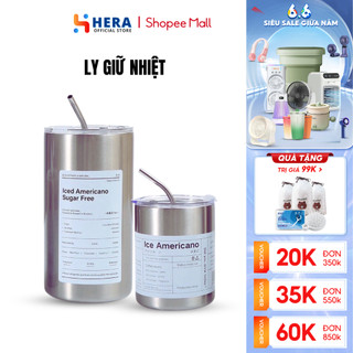 Ly Giữ Nhiệt Ice GODWELL Inox 304 Cao Cấp Không Gỉ Cốc Uống Nước Giữ Nhiệt Tặng Kèm Ống Hút Tái Sử Dụng Siêu Tiện Lợi