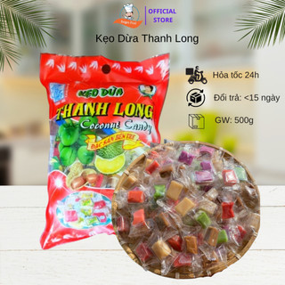 Kẹo Dừa Thanh Long Thập Cẩm - Đặc Sản Bến Tre (500g)