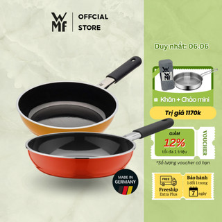 Chảo Từ WMF FUSIONTEC 24cm Màu Đỏ, Vàng, Đa Dụng Bằng Thép Không Gỉ - 0520585291 / 0520595291