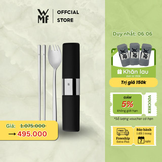 Bộ Đũa Thìa Cá Nhân WMF Asia My2Go Có Hộp Đựng Màu Đen, Chất Liệu Thép Không Gỉ - 1295056040