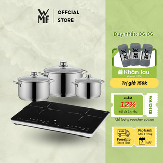  Bếp Từ Đôi WMF và Bộ Nồi WMF Diadem 3 Món Đáy Từ - 0415320011 / 0730036040