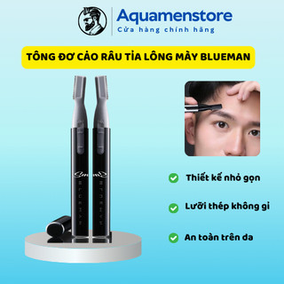 [Hàng cao cấp] Tông Đơ Cạo Râu & Tỉa Lông Mày Cho Nam Nữ BLUEMAN