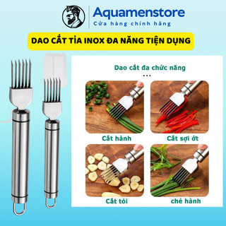 [Innox Cao Cấp 100%] Dao Chẻ Đa Năng 6 Lưỡi, Dao Cắt Chẻ Hành, Măng, Rau Muống, Củ Qủa, Dụng Cụ Nhà Bếp Thông Minh