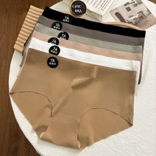 Set 5 Quần Lót Nữ Đúc Su Thun Lạnh Không Đường May Cao Cấp Mềm Mại Kháng Khuẩn Mẫu 7A