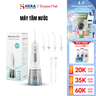 Máy Tăm Nước Cầm Tay GODWELL 6 Chế Độ Đung Tích 180ml Giúp Làm Sạch Sâu Răng Miệng MTN02-L13