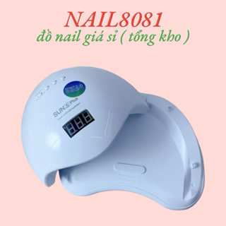  Máy hơ gel Sun 5 Plus loại đế dầy   bảo hành 6 tháng   làm móng 