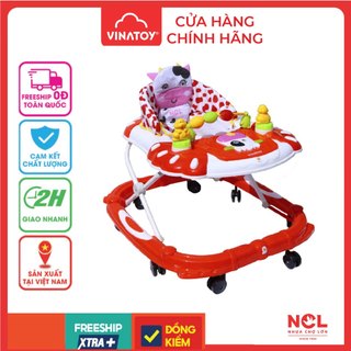 Xe Tập Đi Nhựa Chợ Lớn L4 Chú Bò Con (Không nhạc) - M1772A-XTĐ - Dành Cho Bé Từ 6 - 12 Tháng
