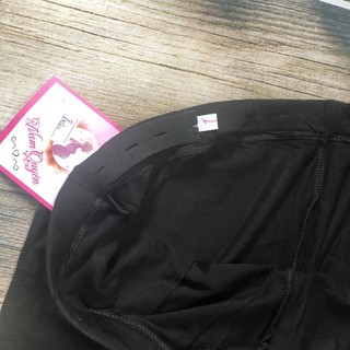 Quần bầu legging ngố trơn