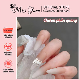 Thanh kim loại dài trang trí móng - hũ trang trí charm thanh kim loại - charm nail hot