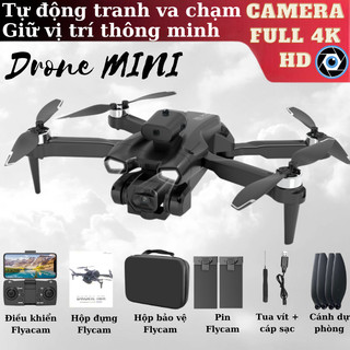 PIycam Mini, Flycam Giá Rẻ, Máy Bay Không Người Lái, Camera 4K Full HD, Chế Độ Cảm Biến Tránh Va Chạm Tự Động
