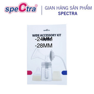 Bộ phụ kiện hút sữa Spectra Premium cổ rộng - kèm núm ti bú size S cho bé - Hàn Quốc
