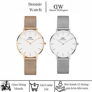 Đồng Hồ DW Thời Trang Cặp Đôi Nam Nữ, Nhiều Màu + Mẫu Unisex Sang Trọng, Dây Thép Lưới Bền Không Gỉ