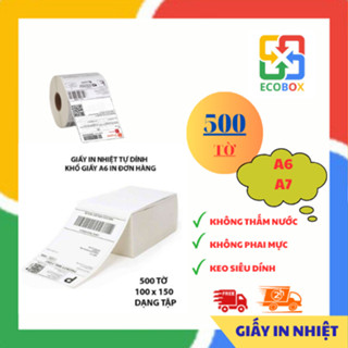 ECOBOX - Giấy In Nhiệt Tự Dính
