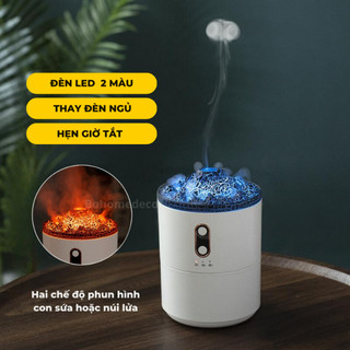 Máy phun sương, máy xông tinh dầu, tạo độ ẩm Bơ Home Decor hình con sứa , 450ml