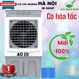  LIFE100K giảm 100K QUẠT ĐIỀU HÒA SUNHOUSE SHD7744  dung tích 40 Lít  máy làm khát không khí quạt làm mát 
