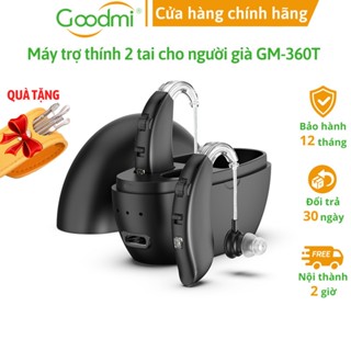 Máy Trợ Thính, Tai Nghe Trợ Thính Vành Tai Cho Người Già Điếc Nặng Goodmi GM-360T