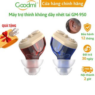 Tai nghe trợ thính, máy trợ thính sạc pin cho người già bị nặng tai goodmi gm-950