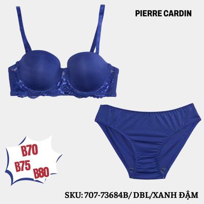 Bộ đồ lót nữ 707-73684 có gọng, cúp ngang, mút mỏng.