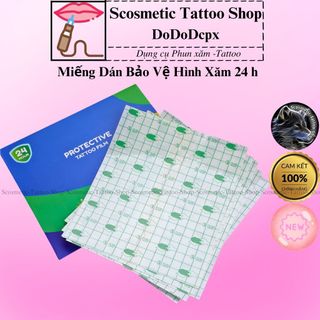 Miếng dán bảo vệ hình xăm 24h - 72h,dán bảo dưỡng hình xăm giúp đều màu giữ ẩm-1 Set 5 miếng