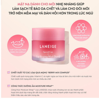 ủ môi trawberry ngừa thâm và làm hồng môi