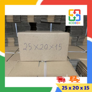 ECOBOX - 25x20x15 COMBO 100 hộp catton đóng gói hàng