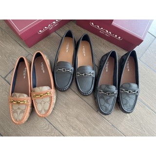 Giày lười mọi Coach Flat Shoes fullbox