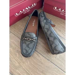 Giày lười mọi Coach Flat Shoes fullbox