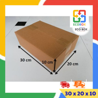 ECOBOX - 30x20x10 COMBO 50 hộp carton đóng gói hàng